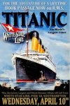 White Star Line RMS TITANIC Poster Maiden Voyage Retro Liverpool ...